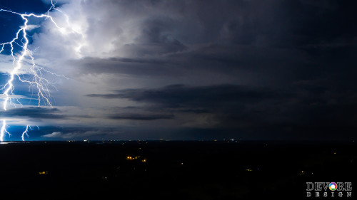 Central Florida Drone Lightning Photo