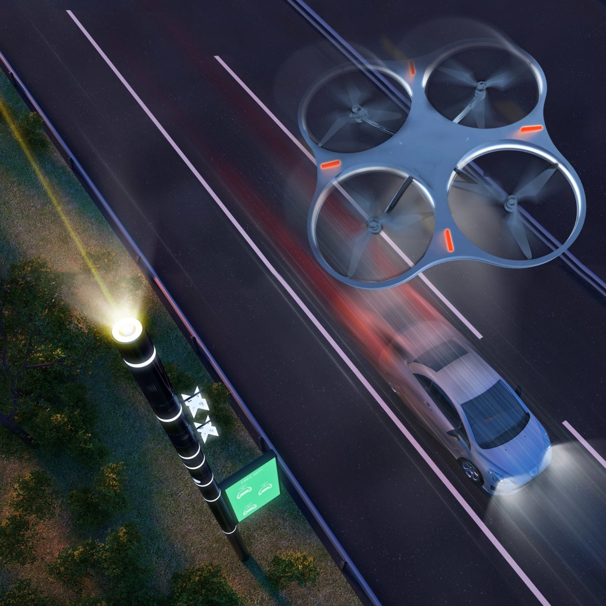 This Is How Drones Could Make Our Highways More Efficient