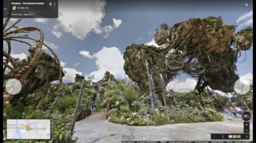 You can now tour Disney for free with Google Street View
