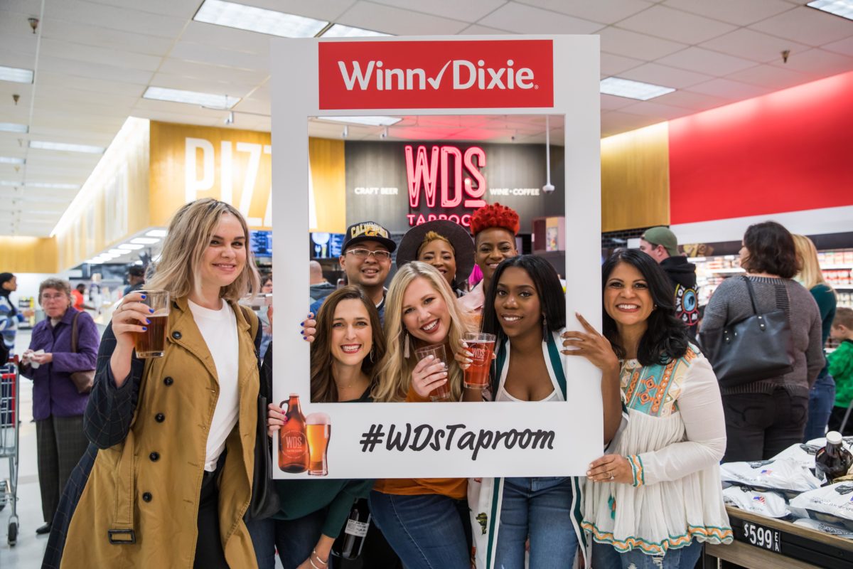 A Winn-Dixie in Florida now has a tap room and serves wings, pizza and ribs